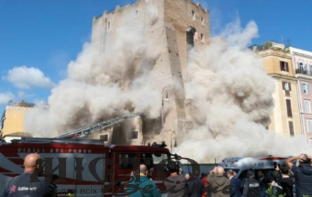 У Римі обвалилася історична вежа, є постраждалі 