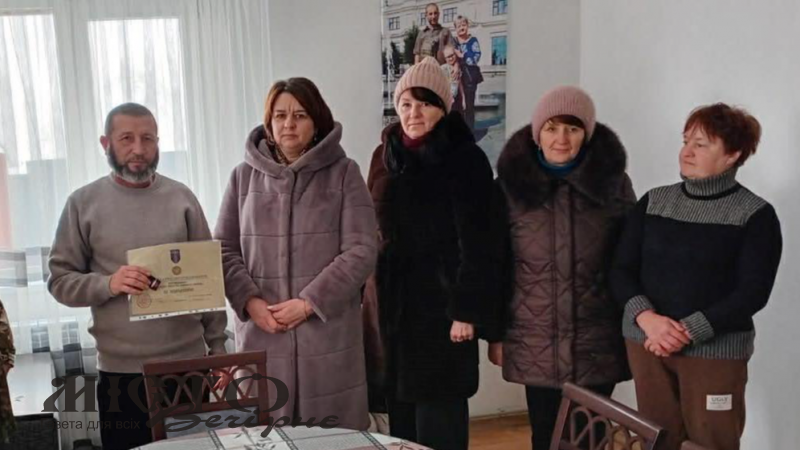 Ветерану війни з Іваничівської громади вручили відзнаку Міністра оборони України 