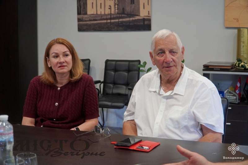 Володимир відвідав британський волонтер Боб Френдт з міста-партнера Нерсборо 