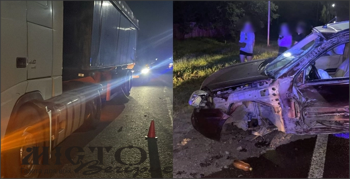 У Затурцях легковик зіткнувся з вантажівкою 