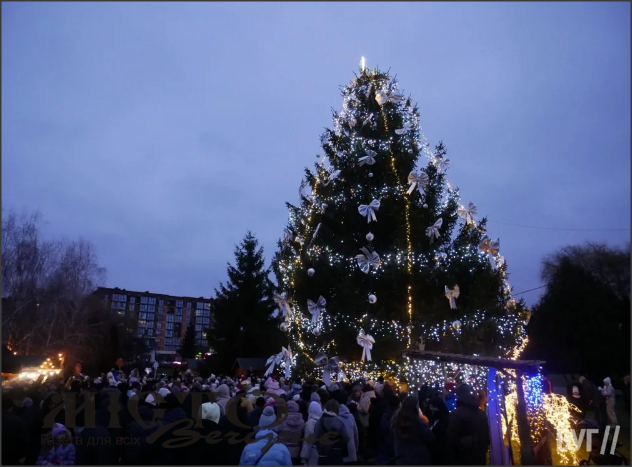 У Володимирі відкрили головну ялинку 