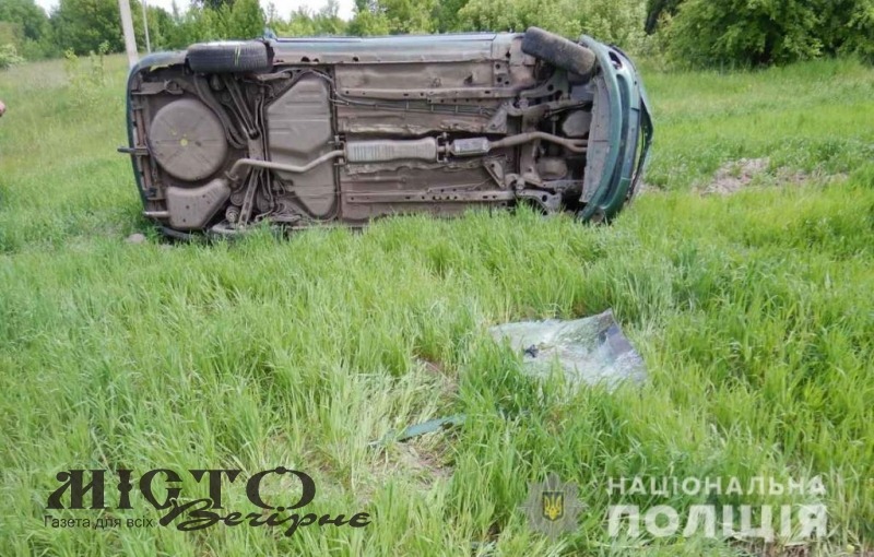 У Володимир-Волинському районі легковик злетів в кювет 