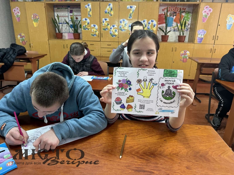 «Ментальне здоров’я молоді»: у Затурцях учні опанували техніки допомоги при панічній атаці 