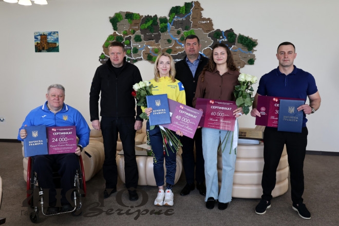 Волинських чемпіонів міжнародних змагань відзначили грошовими сертифікатами 