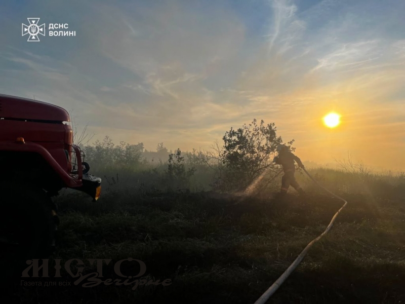 Протягом дня на Волині виникли три пожежі торфу - новини Володимир-Водинського Протягом дня на Волині виникли три пожежі торфу