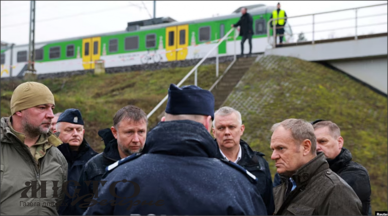 Підрив залізниці у Польщі здійснили громадяни України, які діяли в інтересах спецслужб РФ, – Туск 