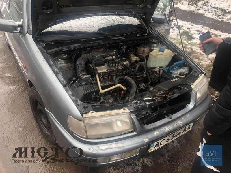 У Володимирі-Волинському горів автомобіль 