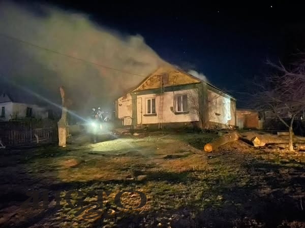 У Нововолинській громаді вночі горів житловий будинок 