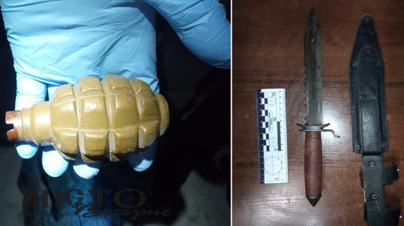 У Нововолинську суд виніс вирок військовому, який незаконно зберігав гранату та ніж 