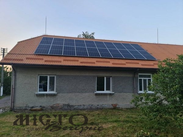 У Поромівській громаді амбулаторія запустила сонячну електростанцію на своєму даху 