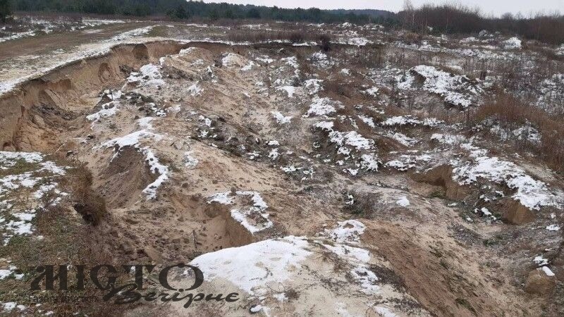 На Волині незаконно видобували пісок 