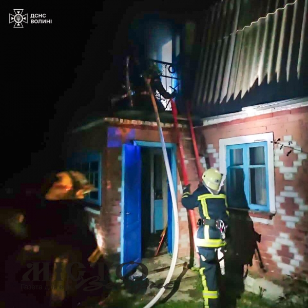 У Литовезькій громаді сталася пожежа в дачному будинку 