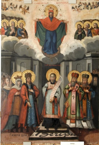 «Покрова Богородиці»: ікона першої половини XVIIІ століття із села на Волині 