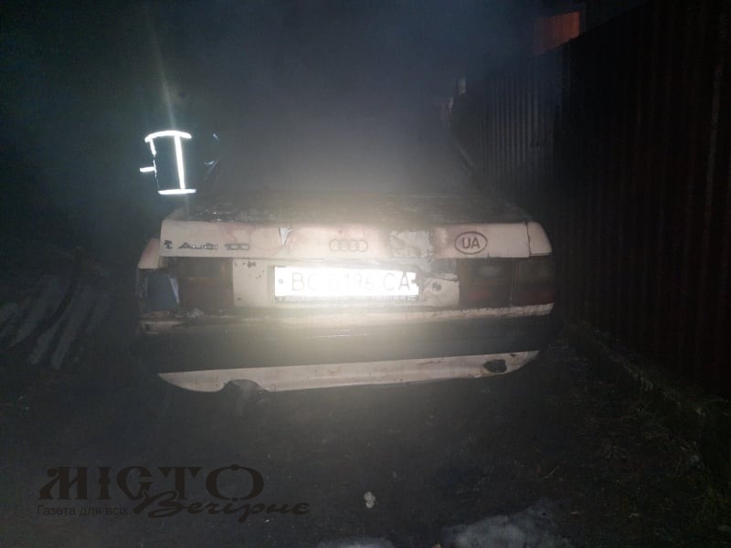 У Володимирі загорівся автомобіль 