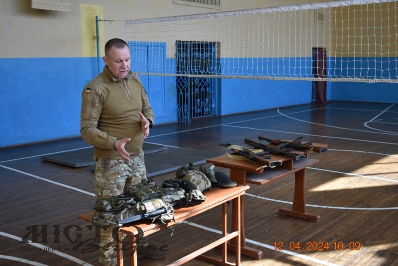 В Іваничах провели заняття з базової підготовки до національного спротиву 