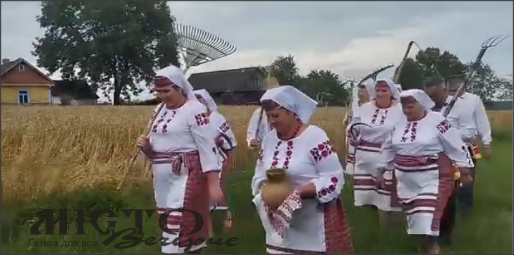 Вокальний колектив Затурцівської громади провів зажинковий обряд 