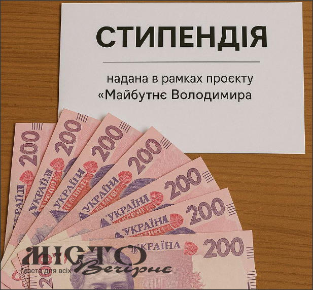 У Володимирі призначили десять стипендій обдарованій молоді в межах програми «Майбутнє Володимира» 