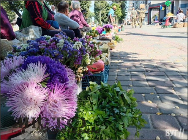 Міні-ринок під відкритим небом у Володимирі 