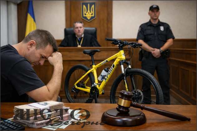 У Володимирі суд оштрафував військовослужбовця за крадіжку велосипеда 