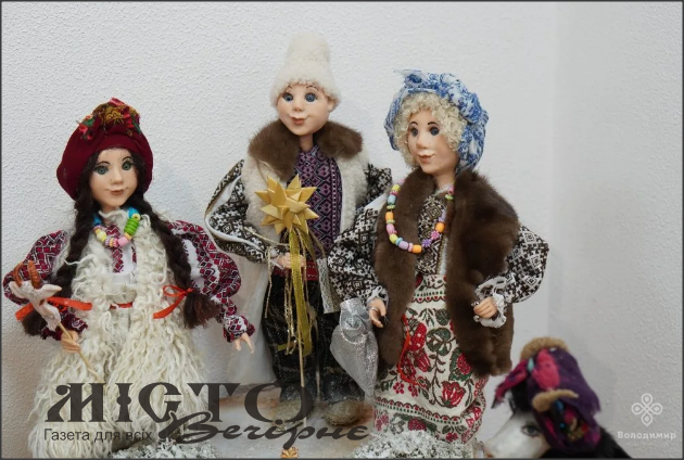 У Володимирі відбулося відкриття виставки авторських ляльок Оксани Саганюк 