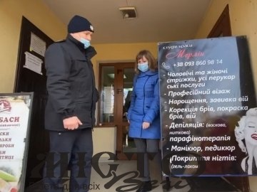 У Володимирі-Волинському перевіряли, чи дотримуються заклади карантину вихідного дня 