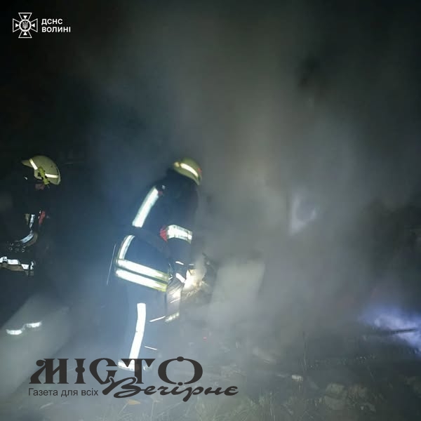 У Нововолинській громаді горів дачний будинок 
