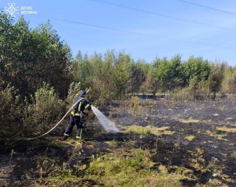 За добу рятувальники ліквідували 14 загорянь у громадах Волині 