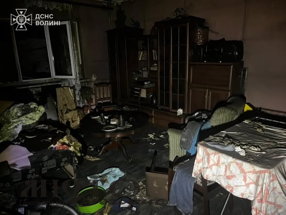 У Володимирі під час пожежі в житловому будинку загинули двоє людей 