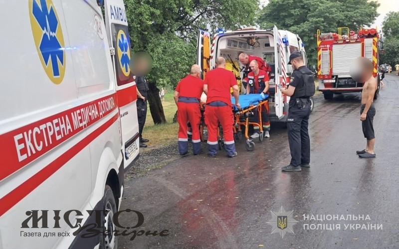 Через негоду на Волині постраждали люди: поліцейські надали необхідну допомоогу 