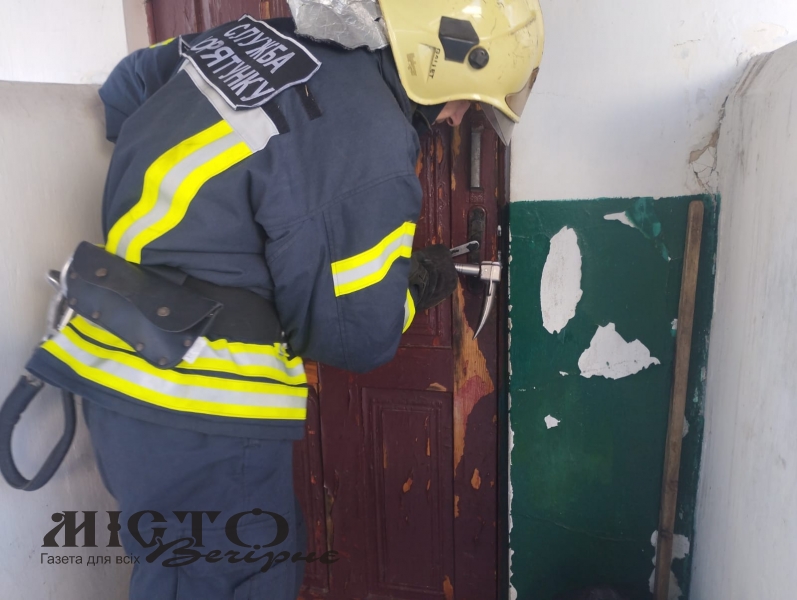У Володимирі рятувальники визволили хвору жінку з дитиною, які потребували допомоги 