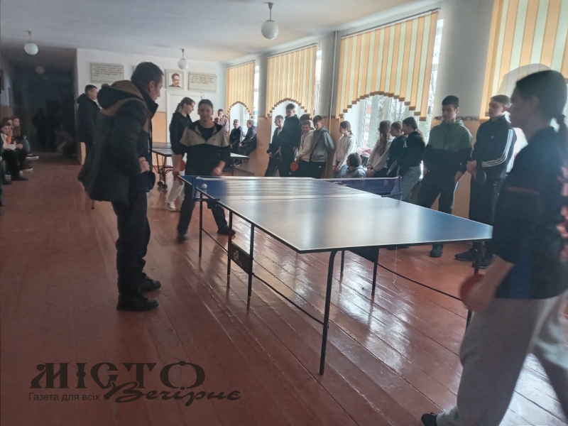 У Павлівській громаді проведено 2 етап змагань «Пліч-о-пліч всеукраїнські шкільні ліги» з тенісу настільного серед учнів та учениць 5-9 класів 
