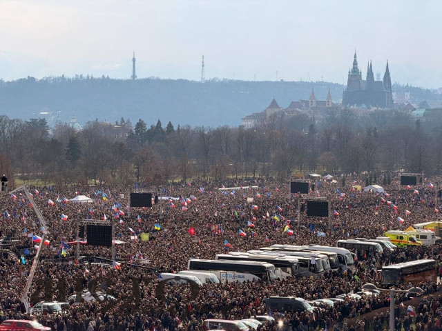 У Празі люди вийшли на протест проти уряду Прем'єра Бабіша 