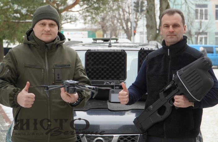 З Володимира передали бойове обладнання волинським нацгвардійцям 