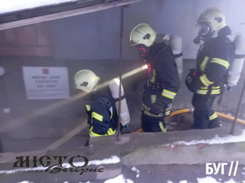 У Володимирі горіло підвальне приміщення житлового будинку 