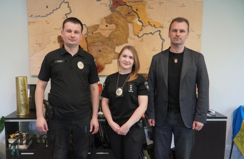 У Володимирі працюватиме два поліцейських офіцерів громади 