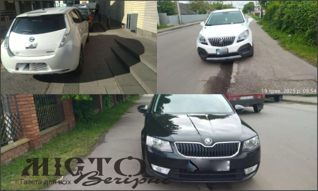 У Володимирі муніципальна варта штрафує водіїв, що паркуються на тротуарах 