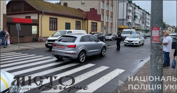 Померла жінка, яку збив автомобіль на пішохідному переході в центрі Володимира 
