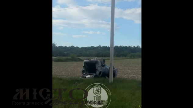 У Володимирі водій, який тікав від представників ТЦК, злетів у кювет 