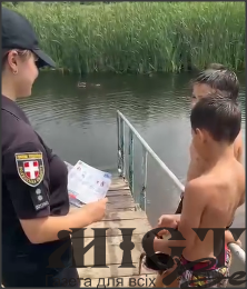 У Володимирському районі поліцейські проводять профілактичні заходи біля водойм 
