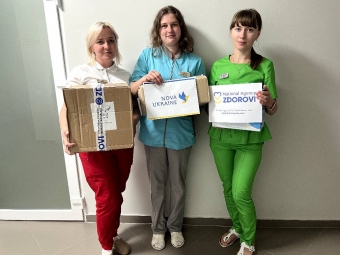 Лікарня у Володимирі отримала адресну допомогу від національної агенції «ZDOROVI» 