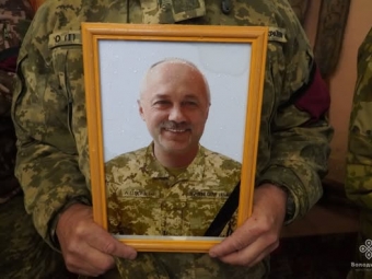 Володимирська громада попрощалася із загиблим на війні 59-річним Павлом Ковальчуком 