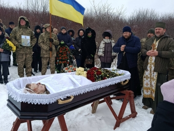 В Оваднівській громаді попрощалися із Захисником України Богданом Дубенчуком 