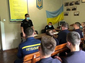 У Володимирі представили керівництво районного управління ДСНС та нагородили за відвагу пожежника 