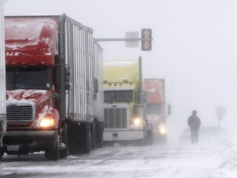Де на Волині вантажівки можуть перечекати зимову негоду 