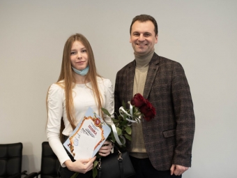 Міський голова привітав володимирчанку з перемогою на Чемпіонаті України 