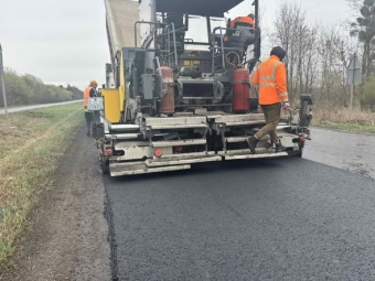 На волинських автошляхах ліквідували 136 тисяч квадратних метрів пошкоджень 