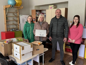 Інклюзивно-ресурсний центр у Затурцях отримав гуманітарну допомогу з Німеччини 