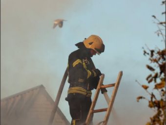 У Поромівській громаді горів дерев’яний будинок 