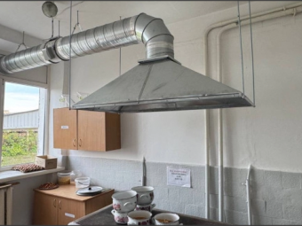 У дитячому садочку Затурець встановили нову кухонну витяжку 