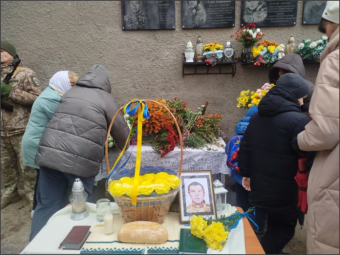 У Поромівському ліцеї відкрили меморіальну дошку загиблому захиснику Миколі Лущику 